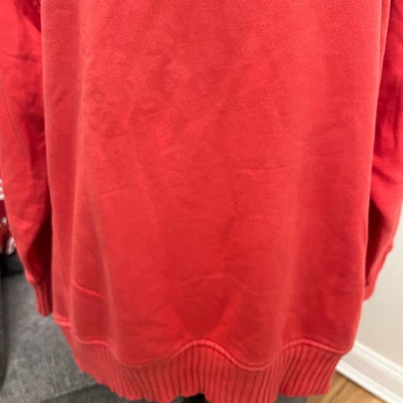 Aerie NWTS Coral Red Pink Oversized Mind In The‎ Mountains Loungewear Sweater - Picture 3 of 9